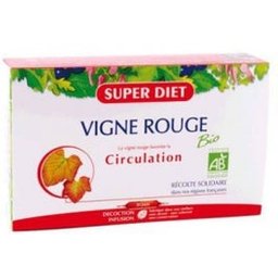 Super Diet Vigne Rouge Bio 20 Ampoules