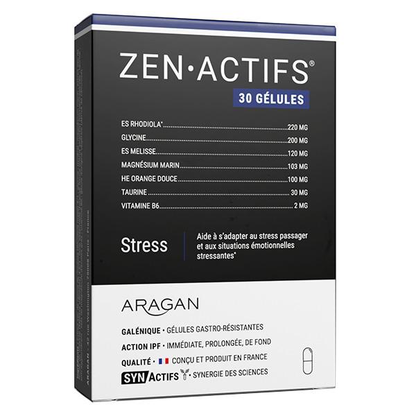 Aragan - - Zenactifs® - Anti Stress - Rhodiola, Mélisse - 30 gélules