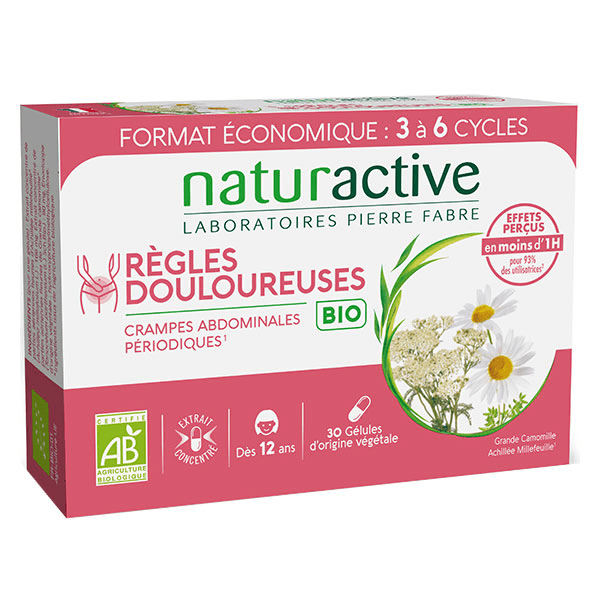 Règles Douloureuses Crampes Abdominales Bio 30 gélules végétales