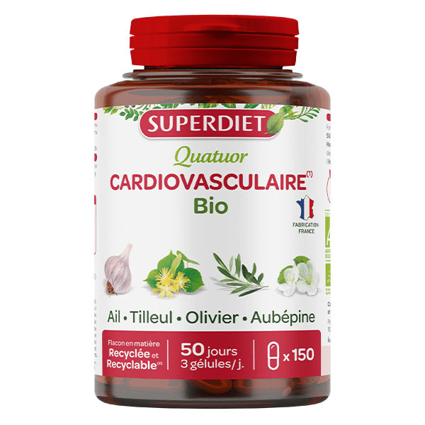 Quatuor Ail Cardiovasculaire Bio 150 gélules