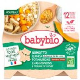 Quinotto Végétal - Quinoa Potimarrons Verts de Notre Ferme Champignons Fromage de Chèvre 230 g - Plat 230 g