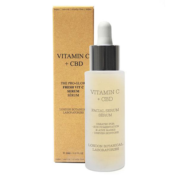 Sérum Facial au CBD et Vitamine C 30ml