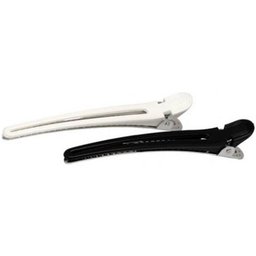 Aluminum Duck Tweezers White Black 12uts