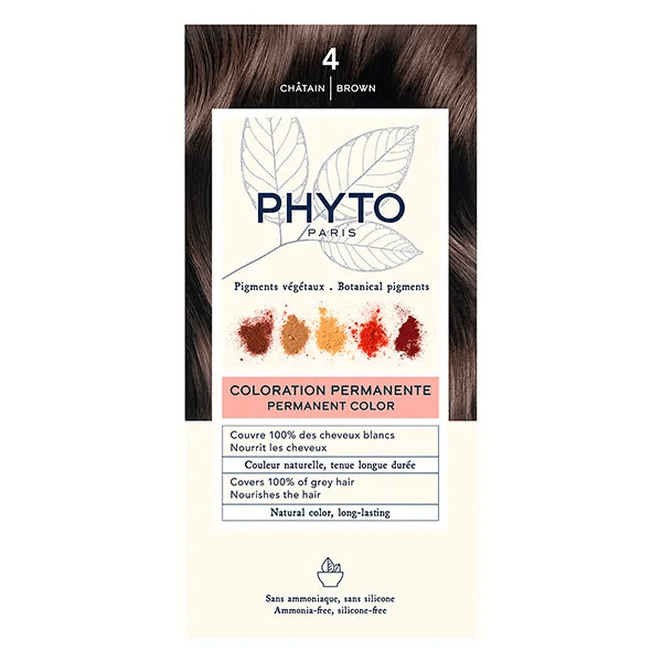 PhytoColor Coloration Permanente N°4 Châtain