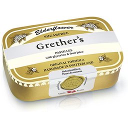 Grethers Pastilles aux Fleur de Sureau Sans Sucre