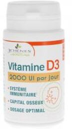 Vitamine D3 30 Comprimés - Pot 30 comprimés de 500 mg