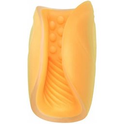 Beaded Grip Masturbateur Texturado Orange 1ut