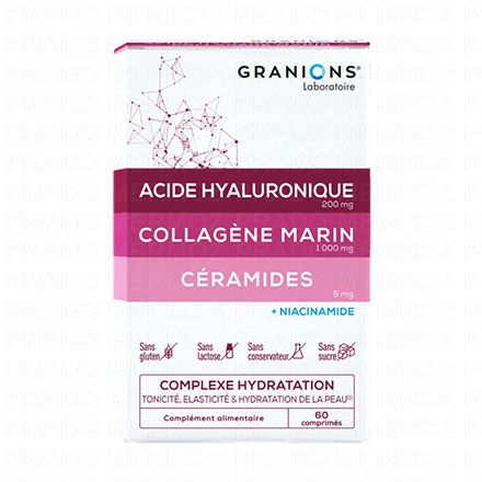 Collagène Complexe Hydratation Peau 60 comprimés