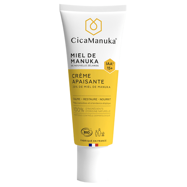 Crème Apaisante au Miel de Manuka IAA15+ Bio 40ml