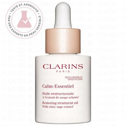 Calm-Essentiel - Huile Restructurante A l’extrait de sauge sclarée 30ml