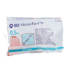 Micro-Fine™+ Seringue Insuline 0.5 ml 29 G 12.7 mm