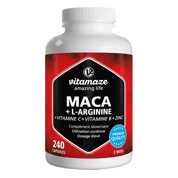 Maca + L-Arginine 240 capsules
