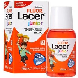Lacer™ Bain de bouche Fluor 0,2% Goût Fraise 100 ml