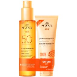 Sun Pack Huile Solaire SPF50 + Lait Fraîcheur Après-Soleil
