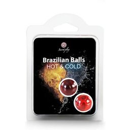 Jeu secret 2 balles brésiliennes effet chaud et froid 8gr