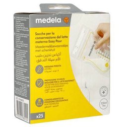 Sachets de conservation pour lait maternel à versement facile (25 pièces)