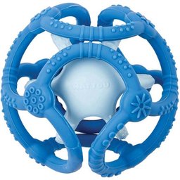 Set Bolas Mordedor Silicona Azul 2uds