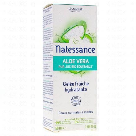 Gelée fraîche hydratante Aloé Vera bio 50ml