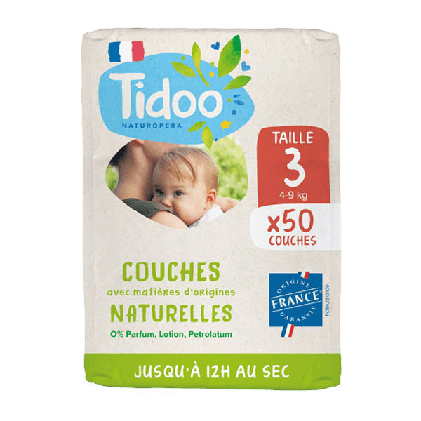 Couche Écolabellisée Taille 3 (4-9kg)