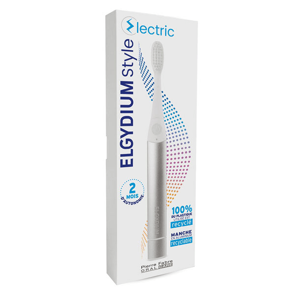 Style Electric Brosse à Dents Électrique Souple Argent