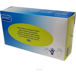 Gants Sans Poudre En Latex Taille M 100uts