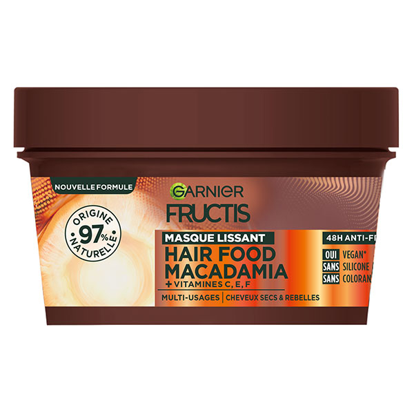 Fructis Hair Food Macadamia Masque anti frisottis 320ml
