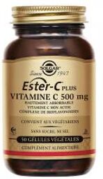 Ester-C Plus Vitamine C 500 mg 50 Gélules Végétales - Flacon 50 gélules