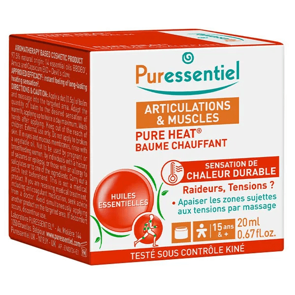 Baume Pure Heat® Chauffant Articulations et Muscles 20ml