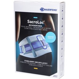 Bauerfeind® Sacroloc Othèse de stabilisation pour le bassin taille 3 titane