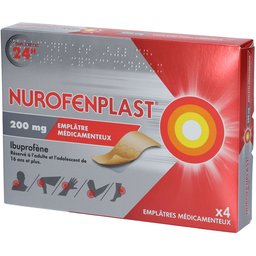 Plast Ibuprofène 200mg