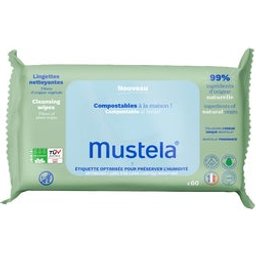 Lingettes Nettoyantes Compostables 60 Unités