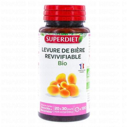 Levure de Bière Revivifiable Bio 120 comprimés