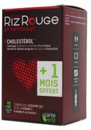 Santé Verte Levure de Riz Rouge 120 Comprimés - Boîte 120 comprimés