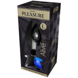 Anal Pleasure Mini Plug Métal Bleu Taille L 1ut