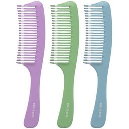 Peigne à dents ondulées violet 1pc