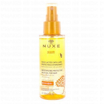 Sun Huile lactée capillaire protectrice hydratante spray 100ml