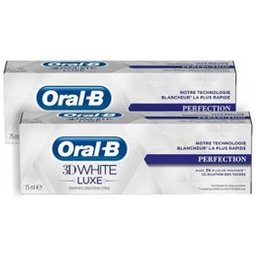 Oral B Dentifrice 3D White Luxe Perfection 75ml lot de 2