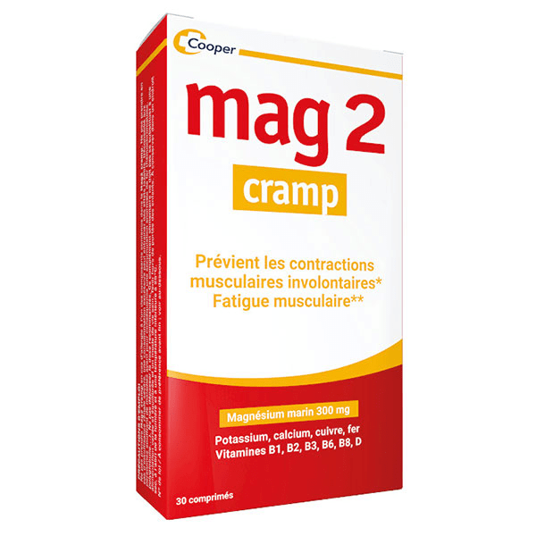 Crampes Magnésium Marin Crampes Fatigue Musculaire 30 comprimés