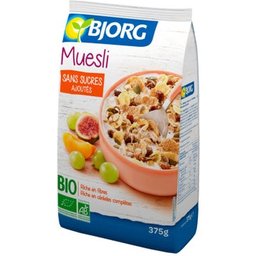 Muesli Fruit Muesli Sans Sucre Bio 375g