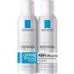 Déodorant Peaux Sensibles 48H Lot 2 x 150ml