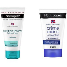 Neutrogena® Crème Pieds Très Secs et Abîmés + Crème Mains Concentrée L'originale