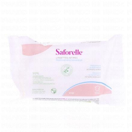 Fraicheur & Douceur - Lingettes nettoyantes intime x 10