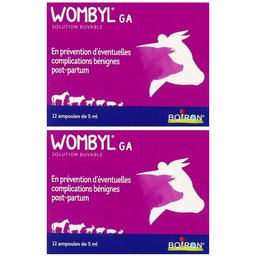 Wombyl GA - Solution buvable homéopathique. ampoule - bt 12 x2