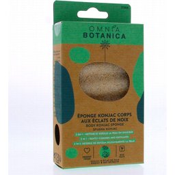 Esponja Corporal de Konjac con Virutas de Nuez 1ud