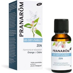 Pranarôm Les diffusables Zen Orange et Cèdre - Harmonie et relaxation Bio