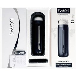 Hannes Neo Interactive Throbbing Masturbator Dark Blue 1ut