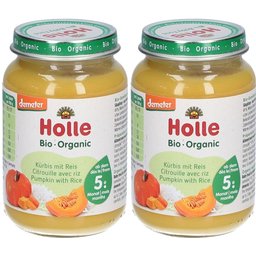 Purée bio citrouille avec riz dès 5 mois