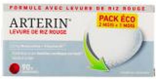 Levure de Riz Rouge 90 Comprimés - Boîte 90 comprimés