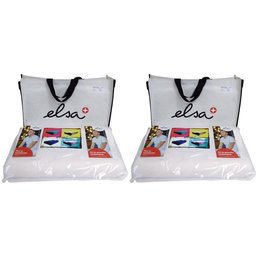 Coussin pour la nuque 50 x 11 cm Taie en coton blanc