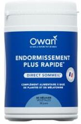 Direct Sommeil 60 Gélules Végétales - Pot 60 gélules de 0,47 g
